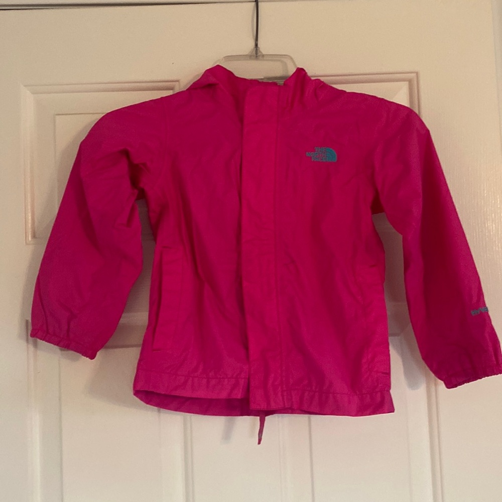 North Face girls rain jacket size 4T